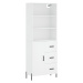 vidaXL Skříň highboard bílá 69,5 x 34 x 180 cm kompozitní dřevo