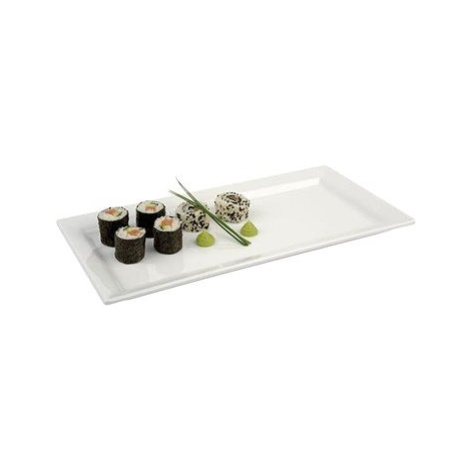 APS Servírovací tác sushi obdélník melamin 35,5x18 cm bílý