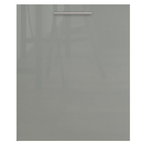 Čelo myčky ke kuchyni Emilia Lux 60x71 cm, šedá lesk
