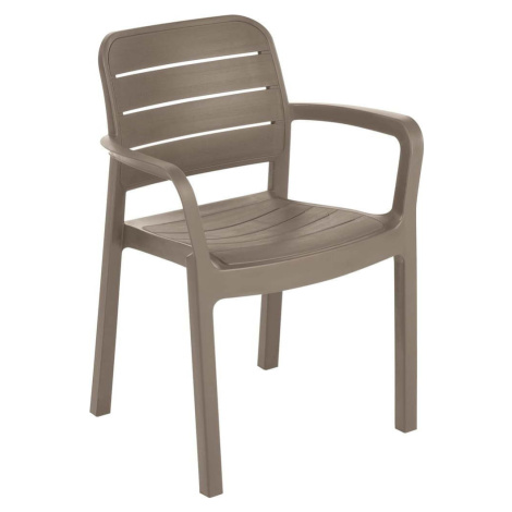 Světle hnědá plastová zahradní židle Tisara – Keter