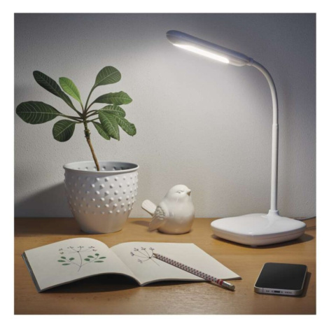 LED stolní lampa LILY, bílá EMOS