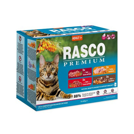 Rasco Kapsička Premium Adult multipack 12 × 85 g