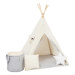 Teepee stan set pro děti béžový varianta: premium