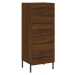 vidaXL Skříň highboard hnědý dub 34,5 x 34 x 180 cm kompozitní dřevo