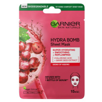 Garnier Skin Naturals Hydra Bomb vyhlazující a vyplňující textilní maska s výtažkem z hroznů 28 
