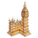 RoboTime dřevěné 3D puzzle hodinová věž Big Ben svítící