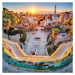 Fotografie Park Guell at golden hour. Barcelona, Spain, Eloi_Omella, 40 × 40 cm