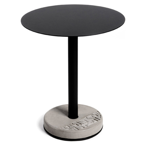 Lyon Beton jídelní stoly Donut Round Bistro Table In Black