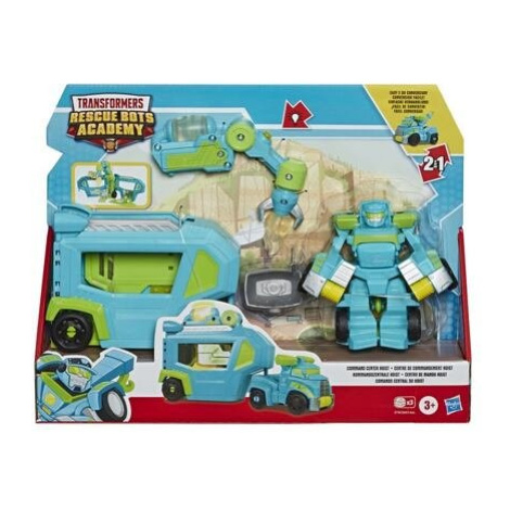 Transformers Rescue Bot auto s přívěsem varianta 1 modrý Command Center Hoist Hasbro