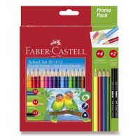 Pastelky Faber Castell trojhranné 18ks + 4ks + 2ks Faber-Castell
