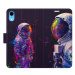 iSaprio Flip pouzdro Neon Astronaut 02 pro iPhone XR