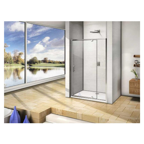 H K Sprchové dveře do niky Vario 100 rozměr 86-100 x 190cm čiré sklo VARIO100