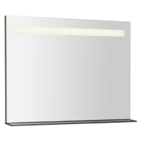 BRETO zrcadlo s policí 800x608mm, LED osvětlení BT080