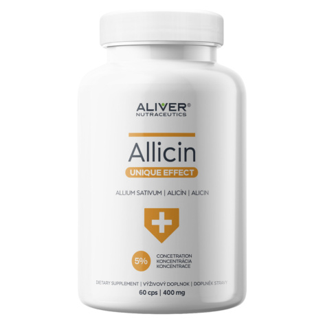 Aliver Nutraceutics Allicin extrakt z česneku 60 kapslí
