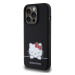 Zadní kryt Hello Kitty Liquid Silicone Daydreaming Logo pro Apple iPhone 15 Pro, black