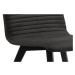 Dkton Designová jídelní židle Alano antracitová / černá - otevřené balení