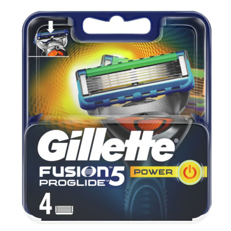 Gillette Fusion5 ProGlide Power náhradní hlavice 4 ks