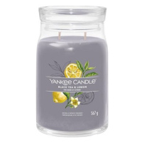 YANKEE CANDLE Signature sklo 2 knoty Black Tea & Lemon 567 g