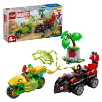 Lego® marvel 11198 spin, electro a honička s dinosauřím vozidlem