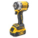 DeWALT DCF921P2T 18V (2x5Ah) rázový utahovák 1/2" s pojistným kroužkem