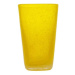 Sklenice na drink skleněná MEMENTO žlutá 13,8cm