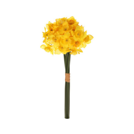 Umělá kytice Narcisky v pugetu 34 cm, žlutá Asko