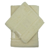 4sleep Bamboo ručník Sagano 50 × 90 cm - smetanový