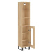 vidaXL Skříň highboard dub sonoma 34,5 x 34 x 180 cm kompozitní dřevo