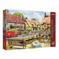 Puzzle Premium Plus - Čajový čas: Léto ve městě 1000 dílků 68,3x48cm v krabici 40x27x6cm