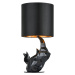 Maytoni Stolní lampa nosorožec, černá