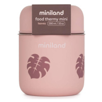 Miniland Termoska na jídlo Terra růžová listy 280 ml