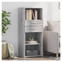 vidaXL Skříň highboard šedá sonoma 50 x 42,5 x 124 cm kompozitní dřevo