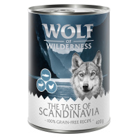 Výhodné balení: Wolf of Wilderness Adult 12 x 400 g - The Taste Of Scandinavia