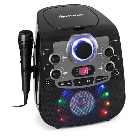 Auna StarMaker 2.0, karaoke systém, bluetooth funkce, CD přehrávač, včetně mikrofonu