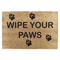 Rohožka z kokosového vlákna 40x60 cm Wipe Your Paws – Artsy Doormats