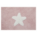 Lorena Canals koberce Přírodní koberec, ručně tkaný Stars Pink-White Rozměry koberců: 120x160