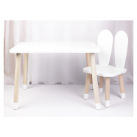 ELIS DESIGN Dětský stůl a židle Zaječí ouška varianta: stůl + 1 židle