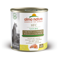 Almo Nature HFC Natural Cat s kuřecím masem a lososem 12 × 280 g