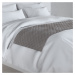 Dekoria Hotelový přehoz na postel- běhoun Velvet, holubí šeď, 200 x 60 cm, Velvet, 704-11