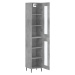 vidaXL Skříň highboard betonově šedá 34,5x34x180 cm kompozitní dřevo