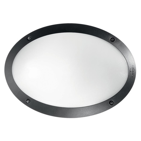 Ideal Lux - Venkovní nástěnné svítidlo MADDI 1xE27/23W/230V IP66 černá 096704