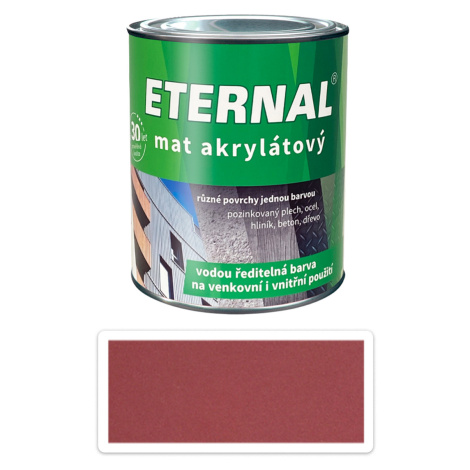 ETERNAL Mat akrylátový - vodou ředitelná barva 0.7 l Červenohnědá 07