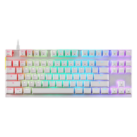 Herní klávesnice Mechanical gaming keyboard Motospeed K82 RGB (white)