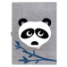 Dywany Łuszczów Dětský kusový koberec Petit Panda grey - 180x270 cm