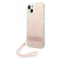 Guess GUOHCP14MH4STP pouzdro case kryt iPhone 14 Plus 15 Plus 6.7 růžové