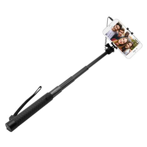 Teleskopická selfie tyč FIXED v luxusním hliníkovém provedení, černá