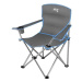NC3079 šedá-modrá skládací židle Nils Camp