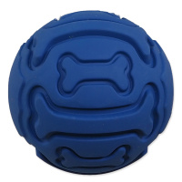 Dog Fantasy Míček gumový pískací 7,5 cm modrý