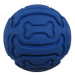 Dog Fantasy Míček gumový pískací 7,5 cm modrý