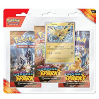 Pokémon TCG: SV08 Surging Sparks - 3 Blister Booster